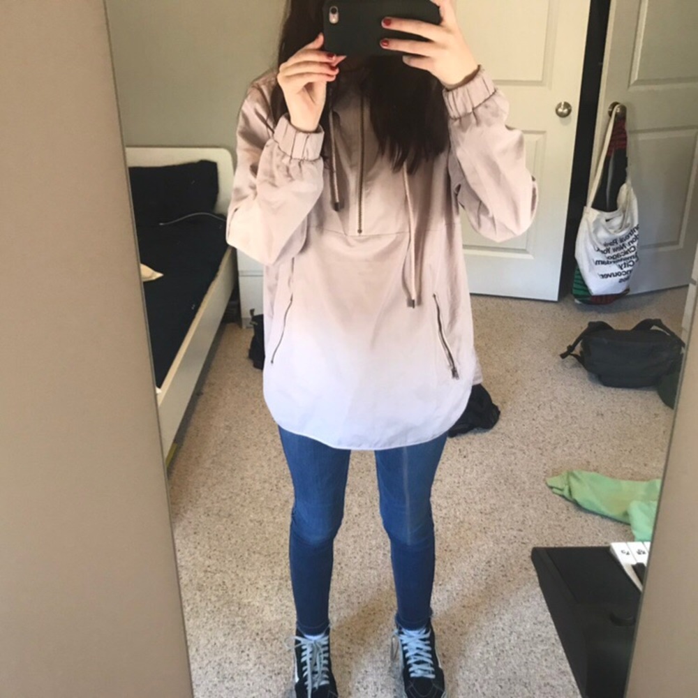 Lavender pacsun rain jacket